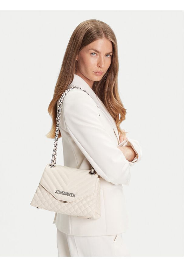 Steve Madden Torebka Bvolt-2 SM13001705 Écru. Kolor: kremowy. Materiał: skórzane