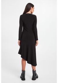 Max Mara Leisure - Sukienka Gelly MAX MARA LEISURE. Materiał: materiał. Długość rękawa: długi rękaw. Typ sukienki: asymetryczne #3