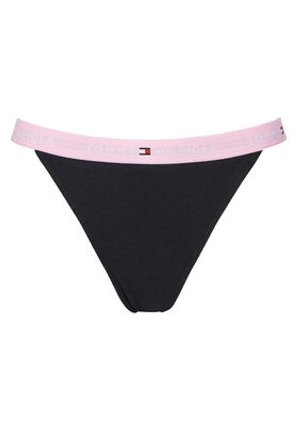 TOMMY HILFIGER - Tommy Hilfiger Komplet stringów UW0UW06518 Czarny. Kolor: czarny. Materiał: bawełna