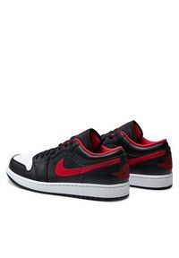 Nike Sneakersy Air Jordan 1 Low 553558 063 Czarny. Kolor: czarny. Materiał: skóra. Model: Nike Air Jordan #4