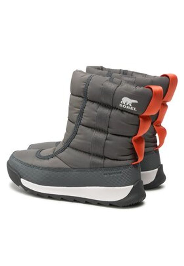 sorel - Sorel Śniegowce Youth Whitney™ II Puffy Mid Wp NY3873-054 Szary. Kolor: szary. Materiał: materiał