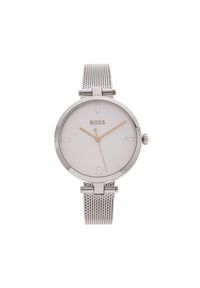 BOSS Zegarek Majesty 1502653 Srebrny. Kolor: srebrny