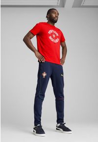 Puma - Męskie spodnie Portugalia Casuals PUMA Persian Blue Sunny Yellow. Kolor: żółty, niebieski, wielokolorowy