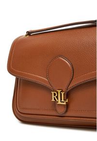 Lauren Ralph Lauren - LAUREN RALPH LAUREN Torebka 431974551002 Brązowy. Kolor: brązowy. Materiał: skórzane #3