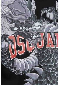 DSQUARED2 Czarny męski t-shirt Loose Fit Tee, Rozmiar M. Kolor: czarny #5