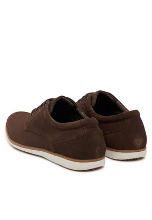 Lasocki Półbuty HENSON-29A MI25 Brązowy. Kolor: brązowy. Materiał: nubuk, skóra