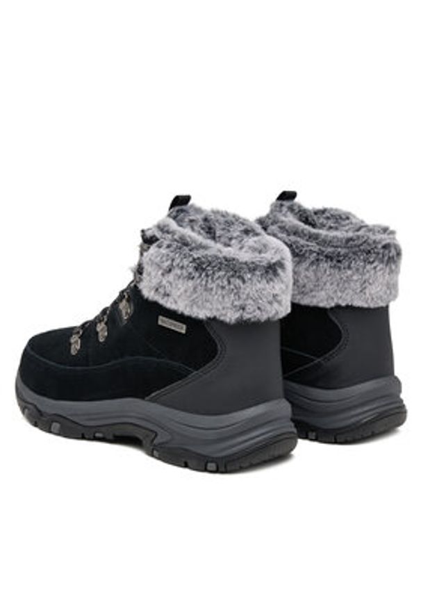 skechers - Skechers Trekkingi Trego 167882/BLK Czarny. Kolor: czarny. Materiał: zamsz, skóra