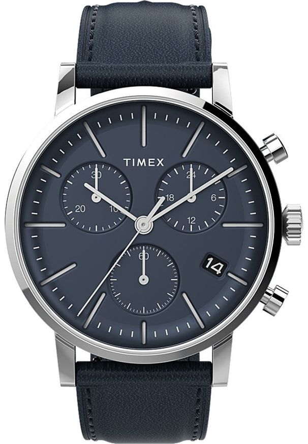 Zegarek Timex Zegarek męski Timex TW2V36800 niebieski. Kolor: niebieski