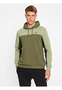 Fila Bluza FAM0501 Zielony Regular Fit. Kolor: zielony. Materiał: bawełna