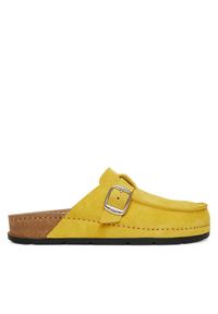 Klapki Scholl. Kolor: żółty #1
