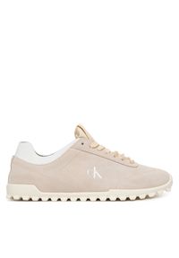 Sneakersy Calvin Klein. Kolor: beżowy. Sport: bieganie #1