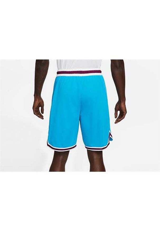 Spodnie koszykarskie męskie Nike Dri-fit. Kolor: niebieski. Technologia: Dri-Fit (Nike). Długość: krótkie