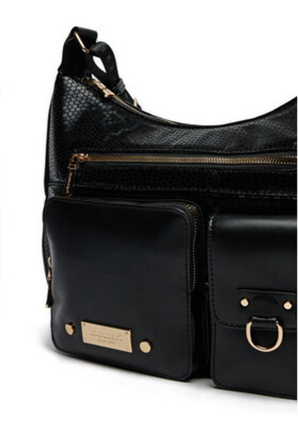Monnari Torebka BAG6020 Czarny. Kolor: czarny. Materiał: skórzane