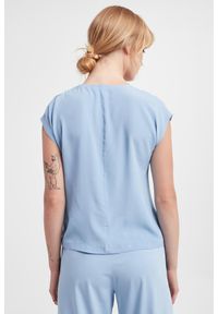 Marella - Bluzka damska jedwabna Ocean MARELLA MONOCHROME. Materiał: jedwab #2