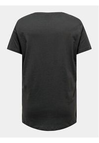 ONLY Carmakoma T-Shirt 15284839 Czarny Regular Fit. Kolor: czarny