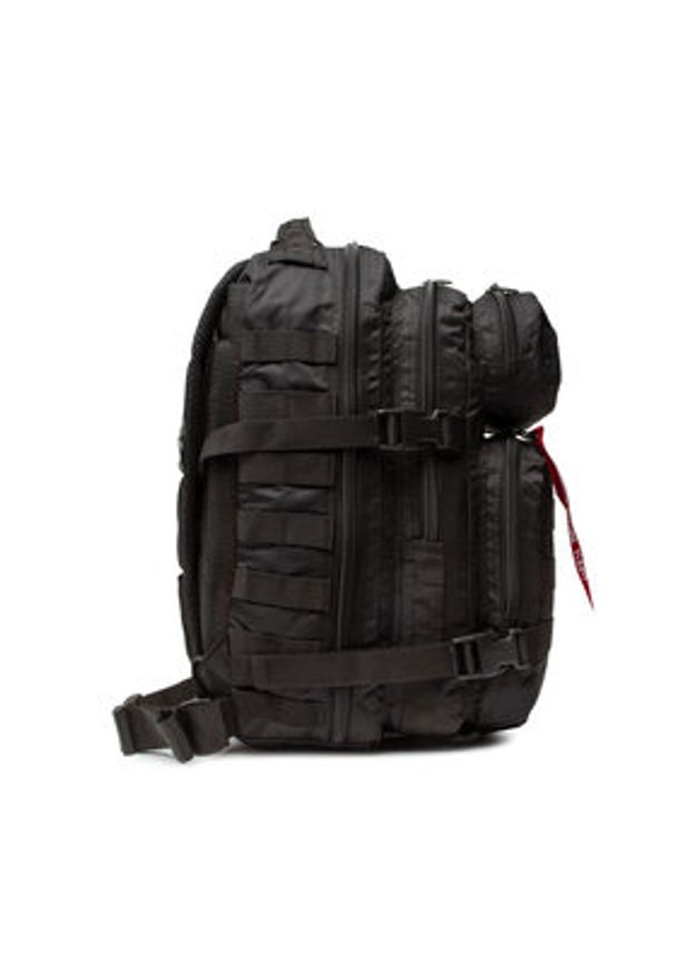 Alpha Industries Plecak Tactical Backpack 128927 Czarny. Kolor: czarny. Materiał: materiał