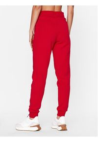 Guess Spodnie dresowe V3BB14 KBXX1 Czerwony Regular Fit. Kolor: czerwony. Materiał: bawełna #5