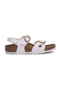 Buty do chodzenia dla dzieci Birkenstock Rio Hl. Kolor: biały. Materiał: materiał, syntetyk