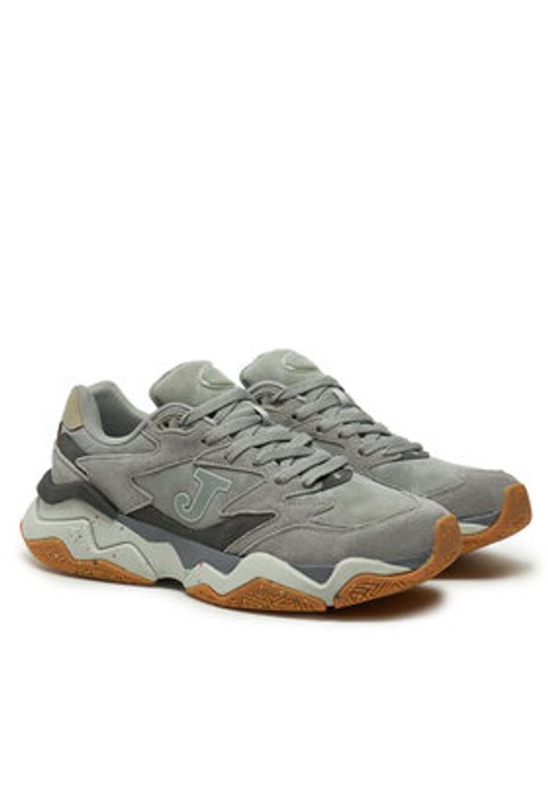 Joma Sneakersy C1400 C1400W2412 Szary. Kolor: szary. Materiał: skóra