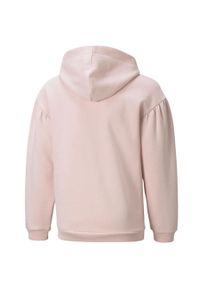 Bluza dla dzieci Puma Alpha Hoodie FL jasnoróżowa. Kolor: różowy #2