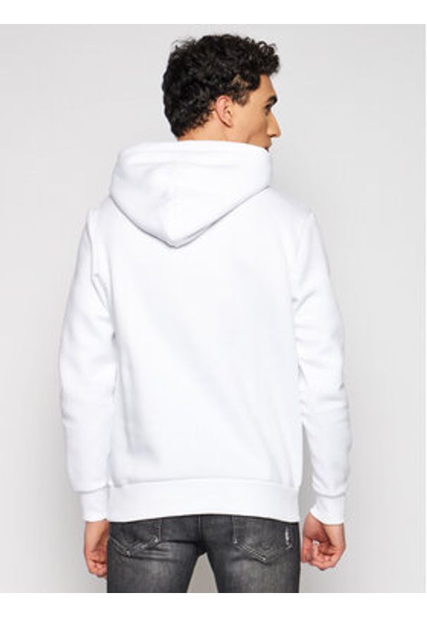 Jack & Jones - Jack&Jones Bluza Corp Old Logo 12137054 Biały Regular Fit. Kolor: biały. Materiał: syntetyk, bawełna