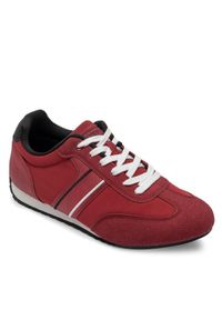 Lanetti Sneakersy MP07-01378-03 Czerwony. Kolor: czerwony. Materiał: materiał #1