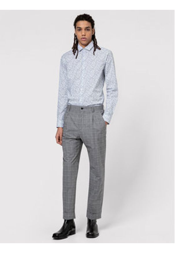 Hugo Koszula Erondo 50450025 Biały Extra Slim Fit. Kolor: biały. Materiał: bawełna