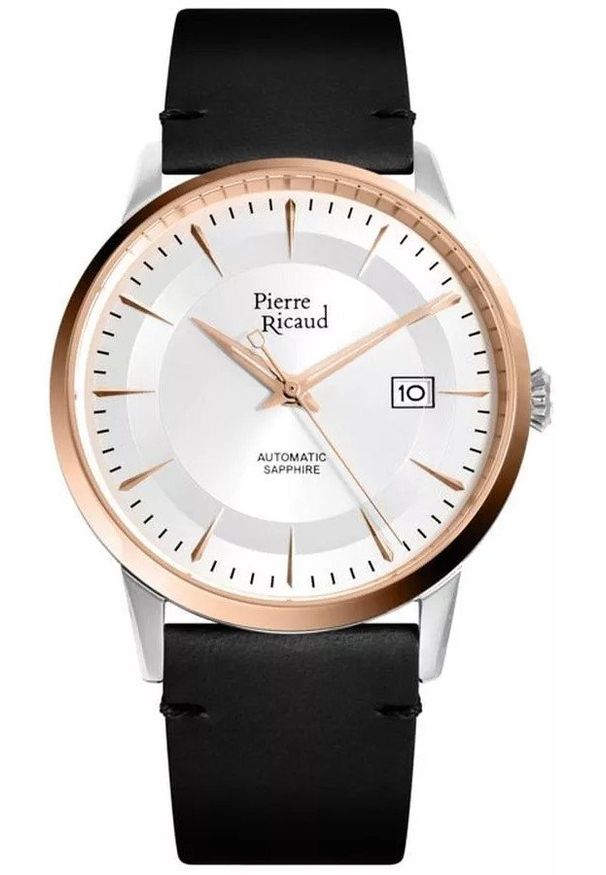 Zegarek męski Pierre Ricaud P60029.R213A czarny. Kolor: czarny