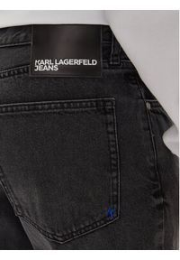 Karl Lagerfeld Jeans Jeansy 240D1100 Szary Straight Fit. Kolor: szary