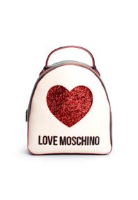 Love Moschino Plecak. Materiał: skóra ekologiczna, tkanina. Wzór: aplikacja #1