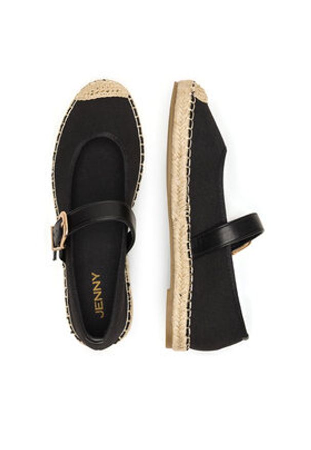 Jenny - JENNY Espadryle WSS21535-01 Czarny. Kolor: czarny. Materiał: materiał