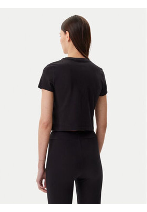 Puma T-Shirt Ess Cut-Out 631164 Czarny Slim Fit. Kolor: czarny. Materiał: bawełna