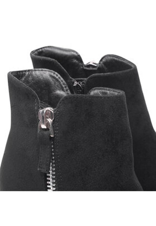 Jenny Fairy Botki LS5589-01 Czarny. Kolor: czarny. Materiał: materiał