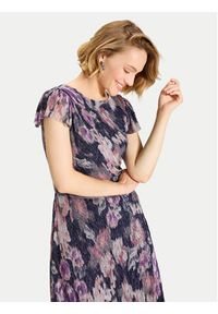 Swing Sukienka koktajlowa 5AK06000 Granatowy Regular Fit. Kolor: niebieski. Materiał: syntetyk. Styl: wizytowy #4