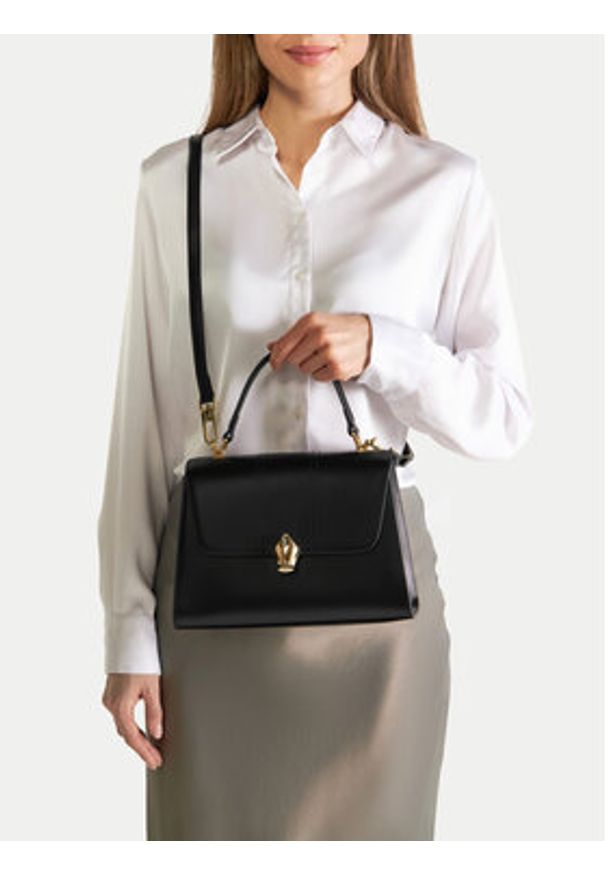 Gino Rossi Torebka CS11098 Czarny. Kolor: czarny. Materiał: skórzane