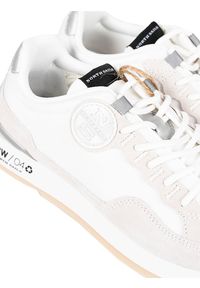 North Sails Sneakersy "Hitch" | RW-04 PURE-056 | Hitch | Kobieta | Biały. Kolor: biały. Materiał: materiał, skóra. Wzór: aplikacja, kolorowy
