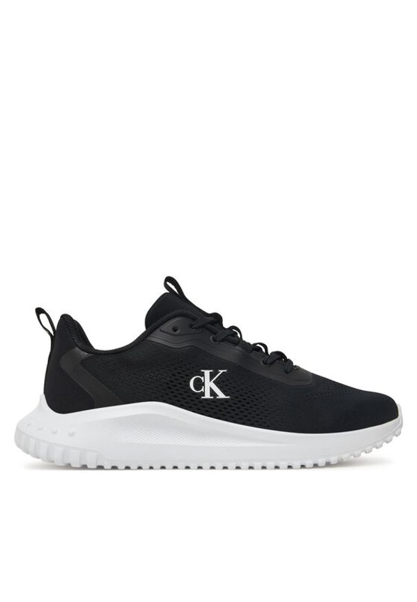 Calvin Klein Jeans Sneakersy Eva Runner Drawstring Mix Mg YW0YW01992 Czarny. Kolor: czarny. Materiał: materiał
