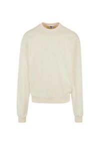 Urban Classics - Bluza Męska Ultra Heavy Crew Neck. Kolor: brązowy