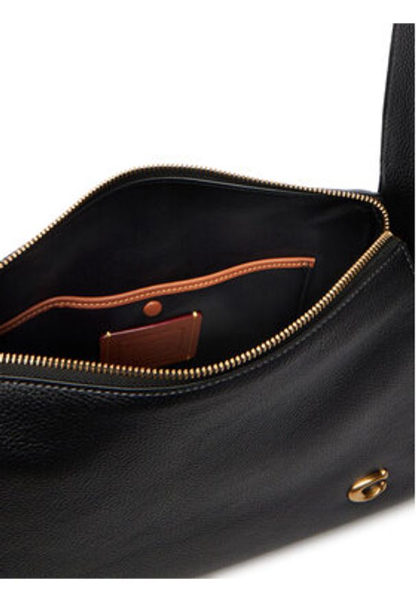 Coach Torebka Lola CCC45 Czarny. Kolor: czarny. Materiał: skórzane