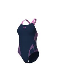 Damski kostium kąpielowy 1-częściowy Arena Lily Pro Back LB. Kolor: niebieski #1