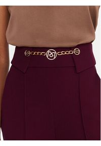 Rinascimento Spodnie materiałowe CFC0126219003 Bordowy Regular Fit. Kolor: czerwony. Materiał: syntetyk #3