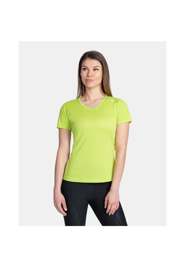Damska koszulka do biegania Kilpi DIMARO-M. Kolor: zielony
