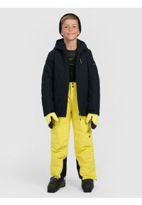 4f - 4F Kurtka narciarska membrana 8000 chłopięca - czarna 128 (7-8 lat). Kolor: czarny. Materiał: poliester, materiał. Sezon: lato. Styl: klasyczny #2