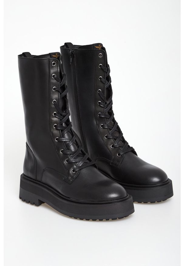 Aeronautica Militare - Trapery damskie skórzane AERONAUTICA MILITARE. Materiał: skóra