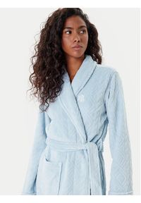 Lauren Ralph Lauren - LAUREN RALPH LAUREN Szlafrok ILN42455 Błękitny. Kolor: niebieski. Materiał: syntetyk #2