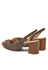 Michael Kors Sandały Perla Flex Toe Cap Pump 40R5PLMP1B Brązowy. Kolor: brązowy. Materiał: skóra #6