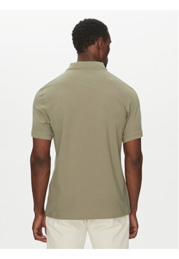 Barbour Polo Original Sports MML0358OL38 Khaki Regular Fit. Typ kołnierza: polo. Kolor: brązowy. Materiał: bawełna