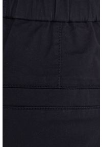medicine - Medicine spodnie damskie kolor granatowy fason chinos high waist. Stan: podwyższony. Kolor: niebieski #4