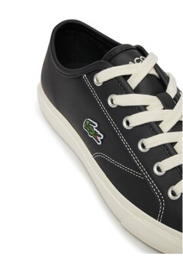 Lacoste Tenisówki Backcourt 749CFA0043 454 Czarny. Kolor: czarny. Materiał: skóra