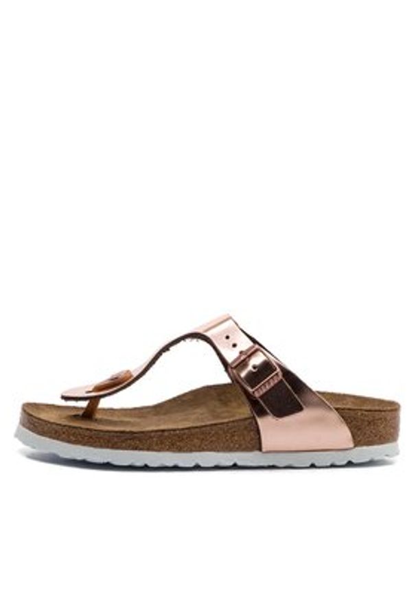 Birkenstock Japonki Gizeh Bs 1005049 Różowy. Kolor: różowy. Materiał: skóra